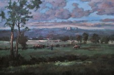 Large unsigned landscape for sale  Andover
