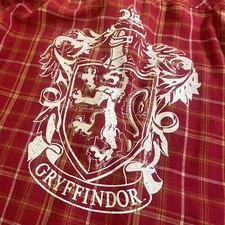 Camisa masculina Harry Potter grande vermelha xadrez Grifinória botão para cima manga longa casual comprar usado  Enviando para Brazil