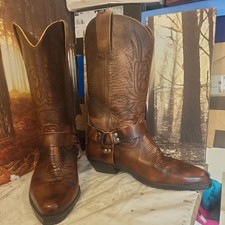Mens brown leather for sale  LEAMINGTON SPA