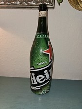 Edição especial Heineken garrafa de vidro de 3 quartos - 19" de altura - muito boa com etiqueta de amostra comprar usado  Enviando para Brazil