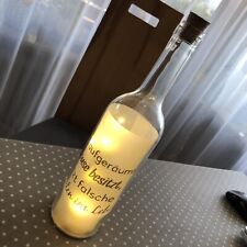 Flaschenlampe beleuchtete flas gebraucht kaufen  Schramberg