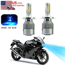 Faróis de LED azul gelo H4 motocicleta para Kawasaki Ninja ZX-6R ZX-7R ZX-9R 91-03 comprar usado  Enviando para Brazil