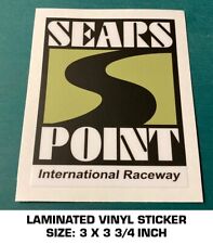SEARS POINT INTERNATIONAL RACEWAY - ADESIVO DECALQUE DE VINIL - CORRIDA VINTAGE - SCCA comprar usado SEARS POINT INTERNATIONAL RACEWAY - ADESIVO DECALQUE DE VINIL - CORRIDA VINTAGE - SCCA comprar usado  Enviando para Brazil