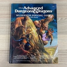 ADVANCED DUNGEONS AND DRAGONS WILDERNESS SURVIVAL GUIDE 2020 LIVRO DE REGRAS RPG 1986, usado comprar usado  Enviando para Brazil