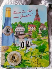 Metall dauerkalender wein gebraucht kaufen  Berlin