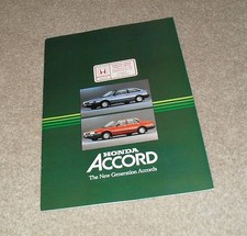 Honda accord brochure for sale  FAREHAM