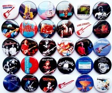 DIRE STRAITS Mark Knopfler Pin Button Badges Pinbacks Money for Nothing comprar usado  Enviando para Brazil