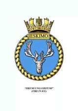 Hms eskimo embroidered for sale Hms eskimo embroidered for sale  LISKEARD