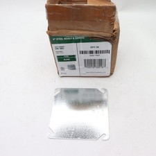 (50 peças) Capas de caixa quadradas planas em branco calibre 16 aço 4" x 4" CM-4BC comprar usado  Enviando para Brazil