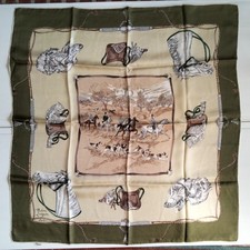 Vintage silk scarf d'occasion  Grenoble-