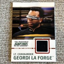 Geordi La Forge Lavar Burton Star Trek TNG Fantasia Relíquia 2005 Arquivos Citáveis comprar usado  Enviando para Brazil