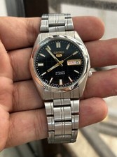 Seiko 5 automático 21 joias mostrador xadrez preto relógio masculino Japão 7s26-03B0 comprar usado  Enviando para Brazil