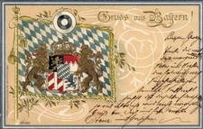 Präge wappen litho gebraucht kaufen  Berlin