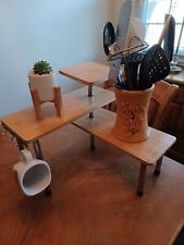Tier wooden shelf for sale  La Grange