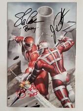 Mighty Morphin Power Rangers #50 casi nuevo 9,4 2020 Virgin 3x firmado Jason David Frank segunda mano  Embacar hacia Mexico