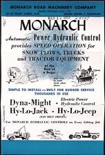 1953 monarch power for sale  Moneta