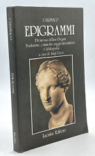Epigrammi callimaco premessa usato  Reggio Emilia
