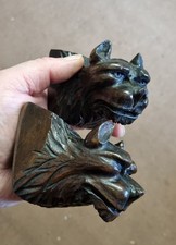Pair antique carved for sale  LUDLOW