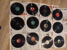 Lot disques gramophone d'occasion  Quintin