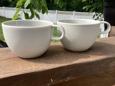 Usado, 2 xícaras de café de cappuccino NESPRESSO D2427 porcelana cinza grande jogo comprar usado  Enviando para Brazil
