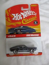 Hot Wheel '04 Classics Series 1, 1968 Mustang corpo violeta escuro 5spk roda cardada comprar usado  Enviando para Brazil