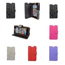 CASE FOR MICROSOFT LUMIA 435 VARIOUS COLOURS GLITTER DESIGN WALLET COVER  comprar usado CASE FOR MICROSOFT LUMIA 435 VARIOUS COLOURS GLITTER DESIGN WALLET COVER  comprar usado  Enviando para Brazil