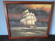 Gemälde öl segelschiff gebraucht kaufen  Lorsch