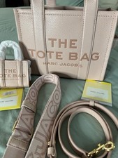 Usado, Bolsa Tote Feminina Marc Jacobs Pequena - Rosa Blush - Com EXTRAS!!! comprar usado  Enviando para Brazil