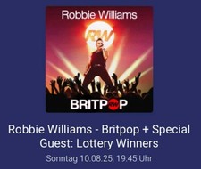Robbie williams sitzplatz gebraucht kaufen  Stuttgart