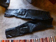 Leather biker motorcycle for sale  PEACEHAVEN