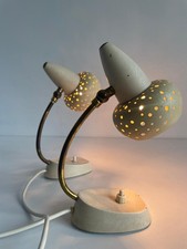 Używany, Zestaw dwóch lampek nocnych z lat 50 w stylu mid-century modern na sprzedaż  PL