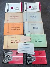 Quad manuals vintage for sale  HOVE