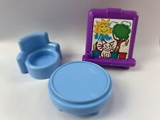 Cadeira de mesa Fisher Price Little People School House cavalete 2006 aprender sobre a cidade comprar usado  Enviando para Brazil