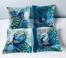 Pratos decorativos para servir doces pavão vidro 5X5 cor azul conjunto de 4, usado comprar usado Pratos decorativos para servir doces pavão vidro 5X5 cor azul conjunto de 4, usado comprar usado  Enviando para Brazil