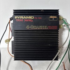 Peças de amplificador de alta potência vintage Pyramid PB-150 Gold Series 4 canais comprar usado  Enviando para Brazil