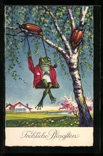 Fröhliche pfingsten frosch gebraucht kaufen  Berlin