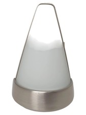 HOLTKöTTER Lampa ścienna Kinkiet Stal nierdzewna Szkło matowe Szary 14cm Nowoczesny stożek na sprzedaż  Wysyłka do Poland