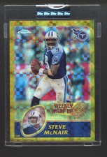 2003 Topps Chrome Steve McNair Gold X-Fractor Envelopado 018/101 Titans comprar usado 2003 Topps Chrome Steve McNair Gold X-Fractor Envelopado 018/101 Titans comprar usado  Enviando para Brazil