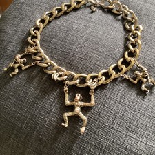 Vintage monkey necklace for sale  SEVENOAKS