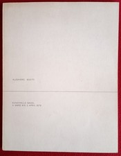 Alighiero boetti kunsthalle usato  Bresso