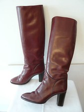 Bottes vintage bordeaux d'occasion  Tremblay-en-France