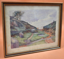 Dessin original xxème d'occasion  Châtillon-sur-Indre