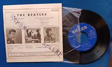 BEATLES SINGLE EP SPAIN MARCADO IMPORTADO DE ESPAGNE VENDIDO EN FRANCIA AÑOS 60 comprar usado  Enviando para Brazil