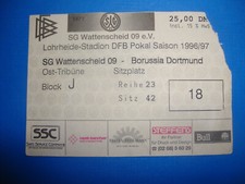 Ticket wattenscheid bvb gebraucht kaufen  Kamen