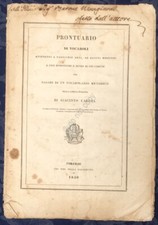 Giacinto carena prontuario usato  Milano