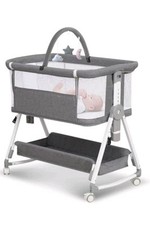 Usado, Berço de bebê, 3 em 1 berço de cabeceira para bebê com brinquedos pendurados, bebê dobrável... comprar usado  Enviando para Brazil