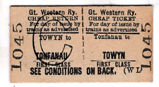 Railway ticket g.w.r. for sale  UK