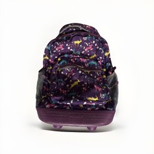 Mochila de viagem escolar J World New York Rolling 19 polegadas roxa comprar usado  Enviando para Brazil