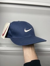 Chapéu Nike Vintage Novo com etiquetas Azul Marinho Ajustável Anos 90 Fabricado em Taiwan Snapback comprar usado  Enviando para Brazil