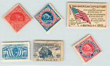 1901 Exposição Pan-Americana ~BUFFALO NY~ Coleção de 6 Selos de Cartaz comprar usado  Enviando para Brazil